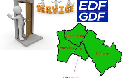 EDF-GDF Services Pantin, agence clientèle de Sarcelles